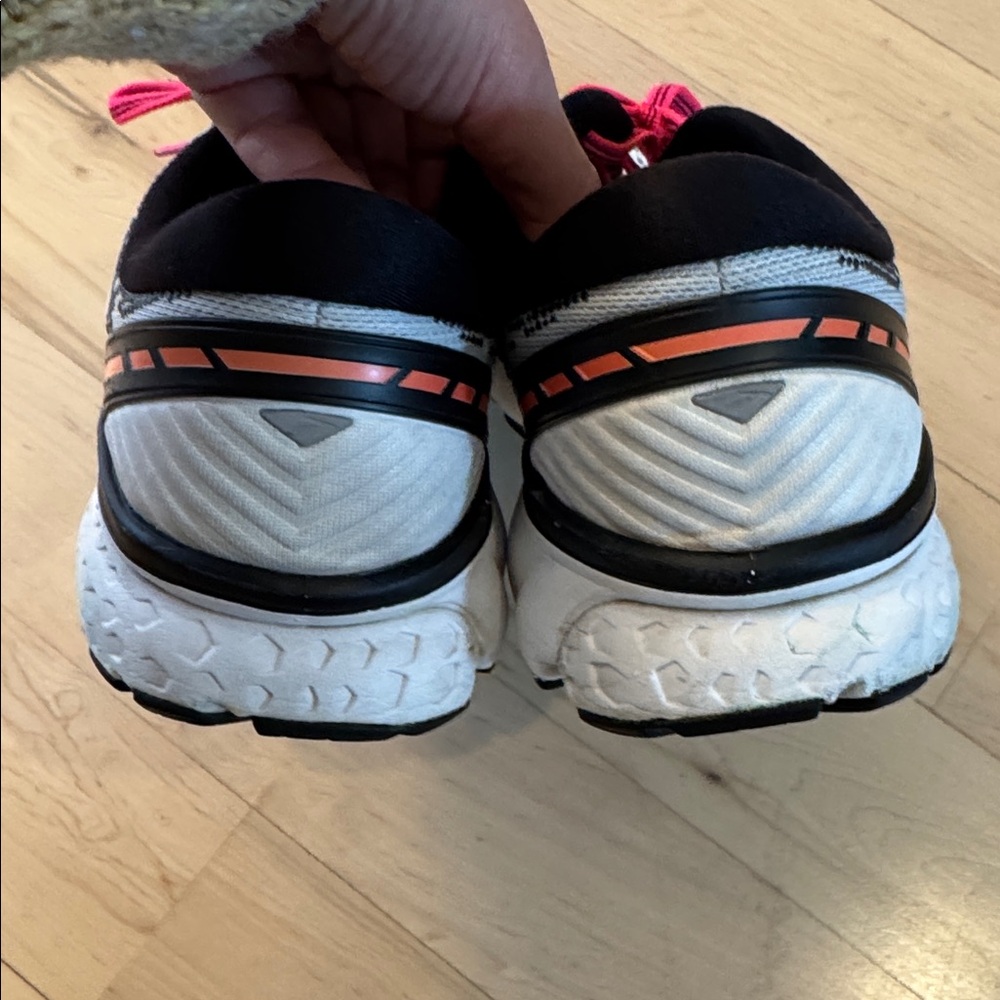 Brooks Womens Ghost 11 Gray Black Pink Shoes Athletic Sneakers-9.5-Read - Picture 4 of 9